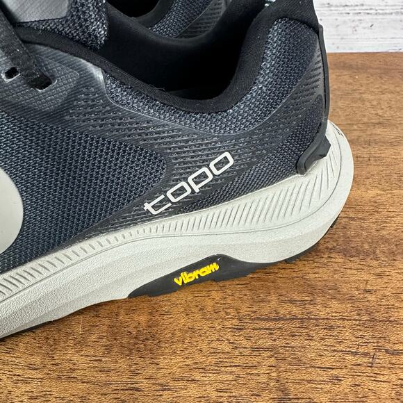 Womens TOPO Athletic Charcoal Gray MT-5 Trail Running Sneaker Shoes Vibram 9.5 - Picture 5 of 10